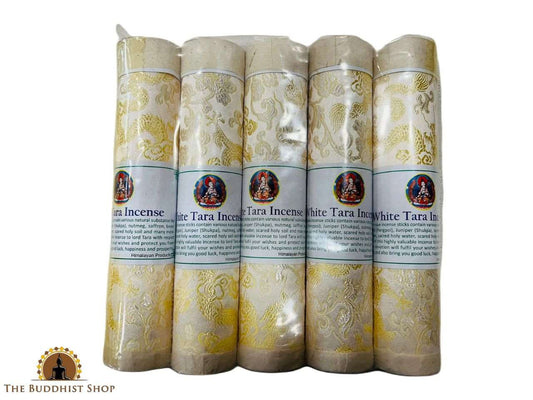 Pack of 5 Nepal Made White Tara Incense